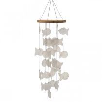 Riippuvat koristekuoret Capiz tuulikello puutarha Ø12cm L49cm
