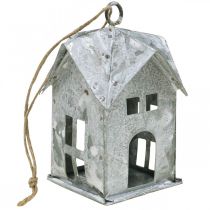 kohteita Jouluperävaunu metallitalo shabby chic valkoinen K9,5cm 3kpl