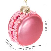 kohteita Joulukuusen koriste macaron-riipus 6 cm