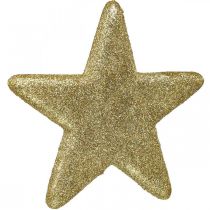 kohteita Joulukoristeita tähtiriipus kultainen glitter 18,5cm 4kpl