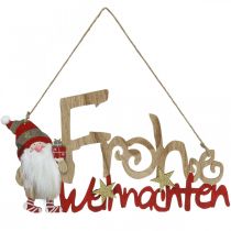 Puiset kirjaimet Merry Christmas Ikkunakoristelu Gnome 2kpl