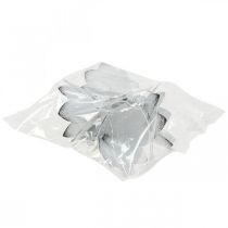 kohteita Riipus Tonttu Koriste metalli Valkoinen Ø6cm K9cm 4 kpl