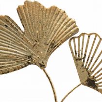 kohteita Ginkgo-koristeet, kultaiset henkarit, vintage-metallikoriste, Ø16 cm, 3 kpl, seinäkoriste