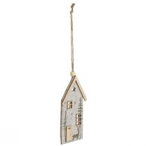 kohteita Joulukoristeet huopatalot, beige, 15 cm, 6 kpl setti