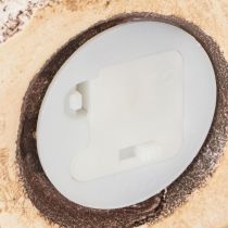 kohteita Maalaismainen keraaminen talo kirkkaalla LED-valolla, ihanteellinen tunnelmalliseksi pöytäkoristeeksi, 15 cm, 2 kpl