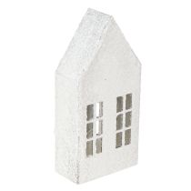 kohteita Miniatyyritalot sisustukseen ja tunnelman luomiseen, erittäin koristeellinen, ajaton muotoilu kotiin, 14 cm, 4 kpl