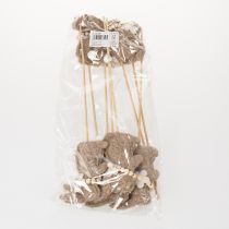 kohteita Pääsiäispupun koristehahmo kevään koristeluun ja sesonginmukaisiin yksityiskohtiin, 42 cm, 8 osaa