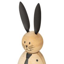 kohteita Puinen kanihahmo rauhalliseen ja ajattomaan sisustukseen, 15 cm, 2 kpl