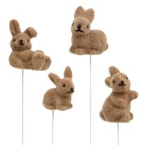 kohteita Pupu parvi langalla ruskea 4cm - 6cm 12 kpl