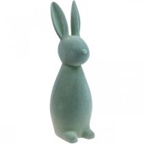 Deco Bunny Deco pääsiäispupu Flocked harmaa-vihreä H47cm