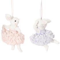 kohteita Ballerinapupuriipukset, pääsiäisoksien tai joulukuusen koristeeksi, 12 cm, 2 kpl