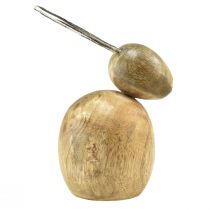 kohteita Pupujen koristelu puu metalli hopea pääsiäinen 12,5x14x16,5cm