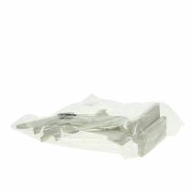 kohteita Kani puutarhatyökaluineen valkoinen puu H28/30,5cm 2 kpl setti