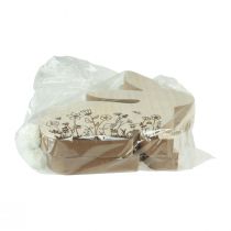 kohteita Bunny Wood istuva kukkakuvio Luonnonvalkoinen 24×24cm 2 kpl