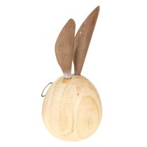 kohteita Munanmuotoinen kanihahmo koristehahmolla kevään ja vuodenaikojen koristeluun, 14 cm, 3 kpl