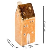 kohteita Koristeellinen keraaminen miniatyyritalo ikkunalaudalle, 10 cm, 3 kpl