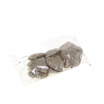 kohteita Glitter sydän samppanjan ripustamiseen 6cm x 6,5cm 12 kpl