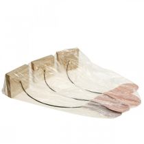 kohteita Pöytäkoristesydämet häät, sydänkoriste metalli oranssi/violetti H40cm 3kpl