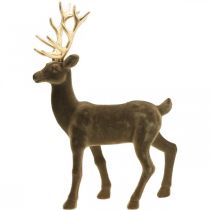kohteita Koristeellinen hirven koristefiguuri koristeellinen poroparvi ruskea H46cm