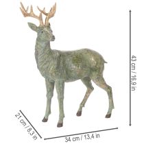 kohteita Peurahahmo, koristeellinen, seisova, yksityiskohtainen, 43 cm