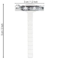 kohteita Häärintaneulat läpinäkyvät/hopeiset 5 cm 50 kpl