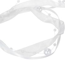 kohteita Häänauha valkoinen 20mm 5m