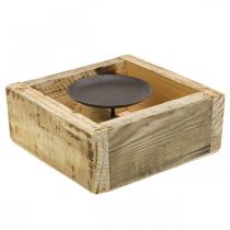 Kynttilänjalka pöytäkoristeet kynttilänjalka puukoristeet 15×15cm