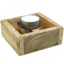 Kynttilänjalka pöytäkoristeet kynttilänjalka puukoristeet 15×15cm
