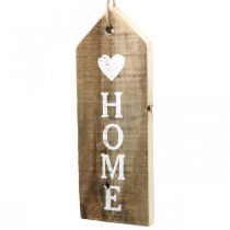 Ripustettava talo, puinen koriste &quot;Home&quot;, koristeriipus Shabby Chic H28cm