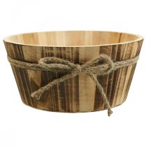 Puinen deco kulho luonnonpuuta Rustic deco Ø22cm K10cm