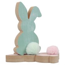 kohteita Puiset puput koristepuput pääsiäiskoristeet puupastelli 8,5×16cm 6 kpl