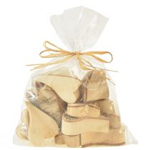 kohteita Puusydämet levitin sydänsydämet koivu luonnollinen 6×4cm 16 kpl