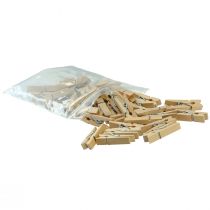 kohteita Puinen klipsi mini pyykkipoika koristeklipsi 3,5cm 50 kpl
