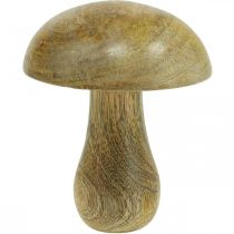 Puiset sieni luonnolliset, keltaiset syksyn deco puiset sienet 12×10cm