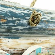 Puinen kyltti &quot;Beach House&quot; Maritime riippuva koriste 46×5×27cm