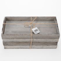 kohteita Suorakulmainen puinen tarjotin, ihanteellinen parvekkeiden ja olohuoneiden sisustamiseen, 30 cm, 4 kpl