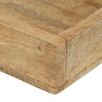 kohteita Puinen tarjotin suorakaiteen muotoinen koristetarjotin puu 39×15,5×4cm 2kpl