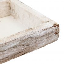 kohteita Puinen tarjotin, jossa luonnonkuori kalkittu 59×20cm 2kpl