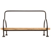 kohteita Puinen tarjotin soikea pitkänomainen koristetarjotin kahvalla 49×18×26cm