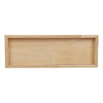 Puinen tarjotin koristeellinen tarjotin puinen suorakaiteen muotoinen luonnollinen 50×17×2,5cm