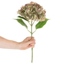 kohteita Keinotekoinen hortensia koristekukka varrella, 46cm