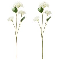 kohteita Keinotekoinen hortensiakukka tyylikkääseen ja moderniin sisustukseen, 80 cm, 2 kpl