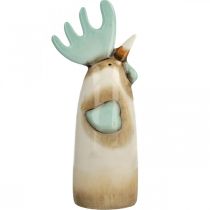 kohteita Keraaminen Kukko Keittiön koristelu Kana Vaaleansininen Ruskea K23cm 2 Kpl