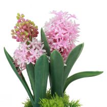 kohteita Hyasintti keinotekoinen ruukussa keltainen pinkki sininen H23cm 3kpl