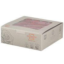 kohteita Infinity Roses -oikeita kukkia, miniruusunpäät, punaiset, Ø3cm, 16 kpl