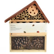 kohteita Hyönteishotelli Ruskea Insect House Wood 25cmx8.5cmx32cm