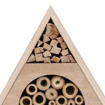 kohteita Insect Hotel Honeycomb Bee Hotel Wood White Natural H18,5cm 2kpl
