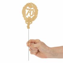 kohteita Merkkipäivänumero 70, 12 cm, 10 kpl