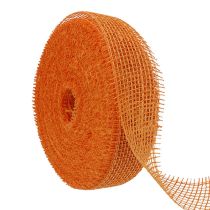 kohteita Juuttinauha, vaaleanoranssi, 5 cm leveä, 40 m pitkä
