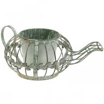 Istutuskone koristeellinen kahvipannu metallipannu istutukseen L15,5cm Ø11,8cm
